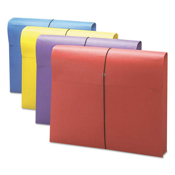 Smead® Expanding Wallet With Antimicrobial Product Protection, 2" Expansion, 1 Section, Letter Size, Assorted, 4-pack freeshipping - TVN Wholesale